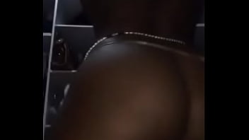 Preview 2 of Enormous Omegle Tied Tight - Ghana girl twerk