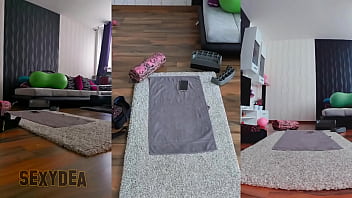 Preview 1 of Brittney Is At It Again - Experience a New Level of Intimacy: Naked Workout in Triple Cam View!