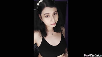 Preview 1 of Hot Sex 13 Yas - DaniTheCutie is anal dildo fucked while doing splits with torn yoga pants
