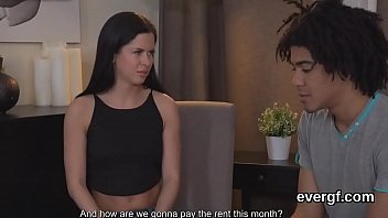Preview 1 of Money Love Sax - Bankrupt guy allows feisty friend to screw his gf for bucks