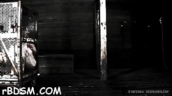 Preview 1 of Tie Me Up And Make Me Cum Hard - Gagged and fastened up gal gets her clits pleasured
