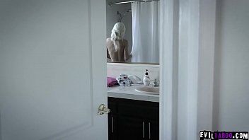 Preview 1 of Bigs Big - Elsa Jean masturbates and fucks with stepbro