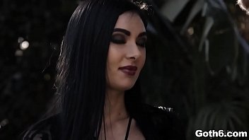 Preview 3 of Bra Hot Video - Goth girl Marley Brinx fucked at the