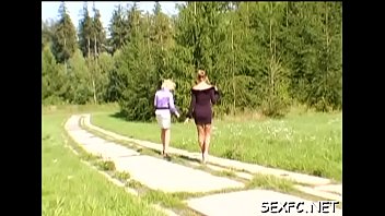 Preview 1 of Teens Bbws - Fully dressed lesbian sex with excited females in heats