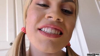 Preview 2 of Sunny Leone Fuck With Strap Toy - Pretty Blonde Girl Loves To Show Off Her Hot Body