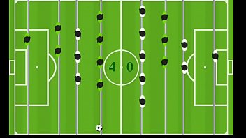 Preview 1 of Mother Father Son Red Xxx - Foosball Challenge