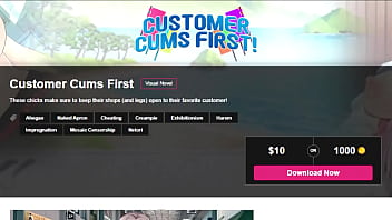 Preview 1 of Shemal Sex Party - Otakusexart Game: Customer Cums First