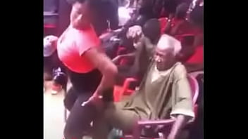Preview 2 of Varjani Ladki - This old man cries for African nice butt in public