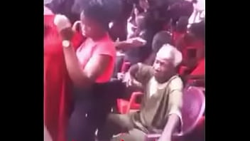 Preview 4 of Varjani Ladki - This old man cries for African nice butt in public