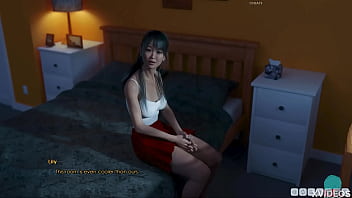 Preview 2 of Amadani Sex - LUST ACADEMY #56 &bull_ One sexy asian on the bed at night? Check!