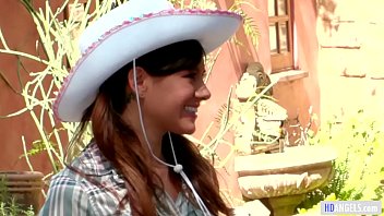 Preview 1 of Brazil Mirror Anal - Lesbian city girl tries country life - Shyla Jennings and Adriana Chechik