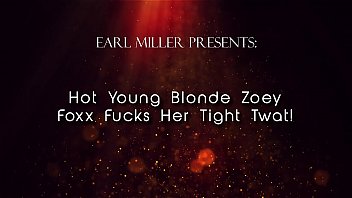 Preview 1 of Pakistani Girl Teen - Hot Young Blonde Zoey Foxx Fucks Her Tight Twat!