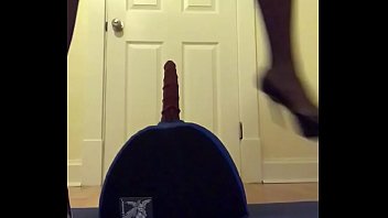 Preview 2 of Porn Gm - Dressed and Locked Sissy Rides Mr. Hankey&rsquo_s Seahorse XS