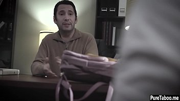 Preview 1 of Big Tits Fucked Hard By Horse - Troubled teen got rough smashed in his office