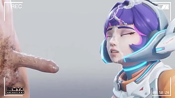 Preview 4 of Chinese Full Movies - BewyxAnims - A Sticky Greeting for Juno
