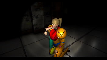 Preview 1 of Hd Anty Boob - Samus sucks dick in abandoned school