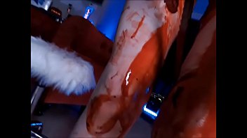 Preview 1 of Apple Gag - Horny Halloween sex