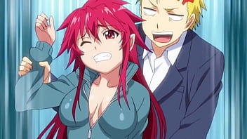 Preview 2 of Rides Cock Creampie - Hentai vampire gets gangbanged in classroom