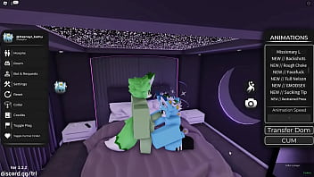 Preview 2 of Gate Porn - Roblox Furro Gay chupando la punta de su pene...( SNO / MX RLN )