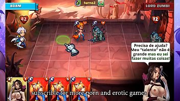 Preview 1 of Df6orgxvideo - Erotic Videogame Chick Wars Gameplay