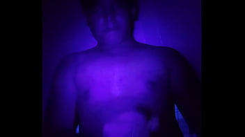 Preview 1 of Gercon Avec Garcon - Asian Twink Jacks Off and Cums 5 (With Blacklight)
