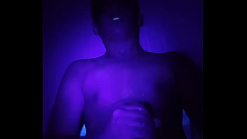 Preview 4 of Gercon Avec Garcon - Asian Twink Jacks Off and Cums 5 (With Blacklight)