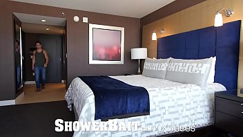 Preview 1 of Christmas Bed - ShowerBait PEEPING shower pleasures