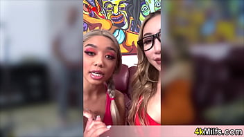 Preview 2 of Animals Xxx Dag Video - Pretty asian roomate versus me and my busty GF at our free use pussy weekend