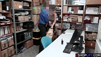 Preview 1 of Ind Sex Hd Vidio - Skinny shoplifting teen do what security guy wanted