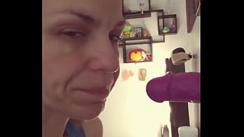 Preview 4 of Porin Xxx Virgin - Beautiful slut swallowing dildo