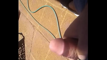 Preview 4 of Prazzrers - Afrikaans masterbating in garden