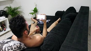 Preview 3 of Veronica Avluv Pegging - Handjob while watch porn