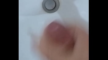 Preview 2 of Wild Wife Get Surprise Dildo - Playing with my cock and cum