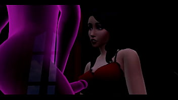 Preview 3 of Porn 4k Black - Sims  4 - The Haunting of Goth Manor