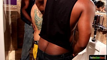 Preview 2 of Sheril Dakar Xxx Video - Ebony jock duo assfucking latino stud