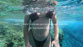Preview 1 of Nicole Aniston Kendra Lust - Fuck Golden shower Piss Rimming Facial in murky water