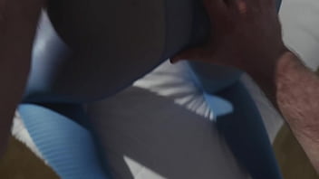 Preview 3 of Whote Pony - Anal Pantyhose With Kate Quinn