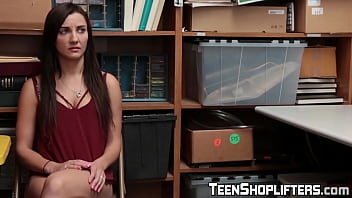 Preview 1 of Say Cum Inside4 - Shoplifting slut Jade Amber punished by big dicked security