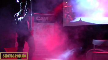 Preview 1 of Creampie Puasy - Hot pornstars couple striptease on stage