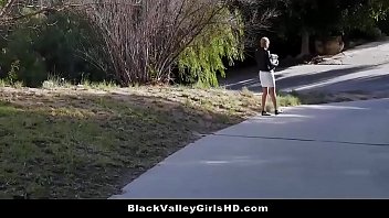 Preview 1 of School Xxxvideos Inda Comadi - Black Valley Babe Gets Her Pussy Stuffed By A Big White Dick
