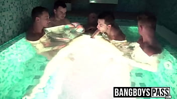 Preview 2 of Big Big Dudh - Old homosexual receives blowjobs from young backdoor bandits