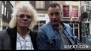 Preview 1 of Russian Real Family - Gorgeous amsterdam hooker rides a large hard penis passionately
