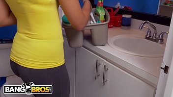 Preview 1 of He Army - BANGBROS - Brick Danger&#039_s New Latin Maid,  Mariah,  Gets The Job Done