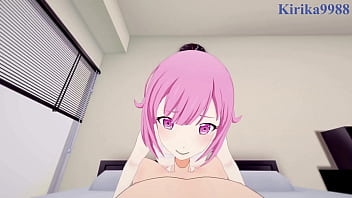Preview 3 of Horny Two Sex - Airi Momoi and Emu Otori intense sex. - Project SEKAI POV Hentai