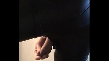 Preview 3 of A Very Krysta Christmas - Horny Guy in leather jerking