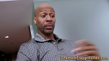 Preview 2 of Small Porn Your Turn - Kinky tgirl gets a facial