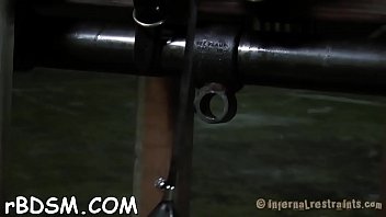 Preview 3 of Tube Ywod - Fastened up beauty waits with fear for her next sexy t.