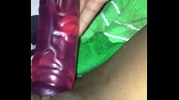 Preview 2 of Saraku - HOT EBONY DILDOING HER WET PUSSY UNTILL SHE CUMS AND SQUIRTS