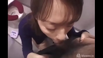 Preview 3 of Teenslovanalcom Hd - 淫乱人妻社長とトイレでバキュームフェラ！口●コにザーメンだしました！