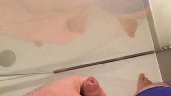 Preview 2 of British Omar In Sauna - Cum on Glassdoor
